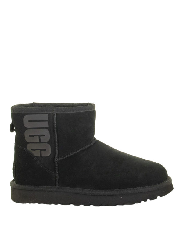 UGG: ankle boots - Classic Mini Logo Rubber booties