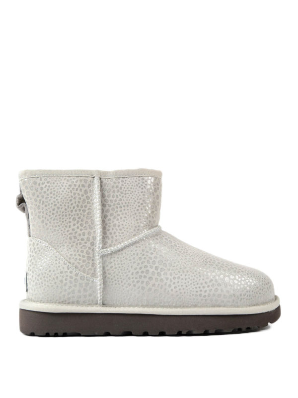 UGG: ankle boots - Mini Glitzy grey shiny booties