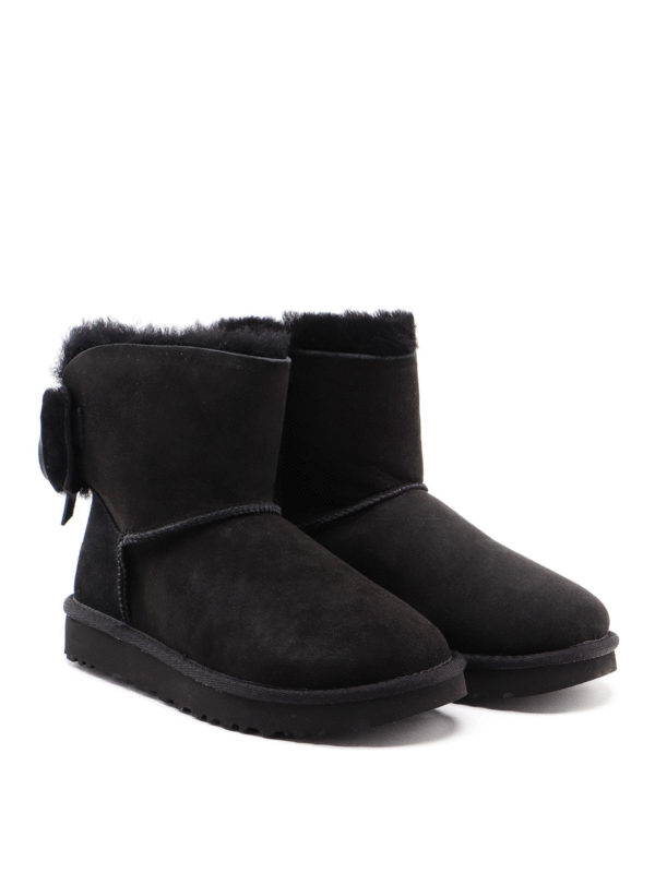 UGG: ankle boots online - Classic Double Bow black ankle boots
