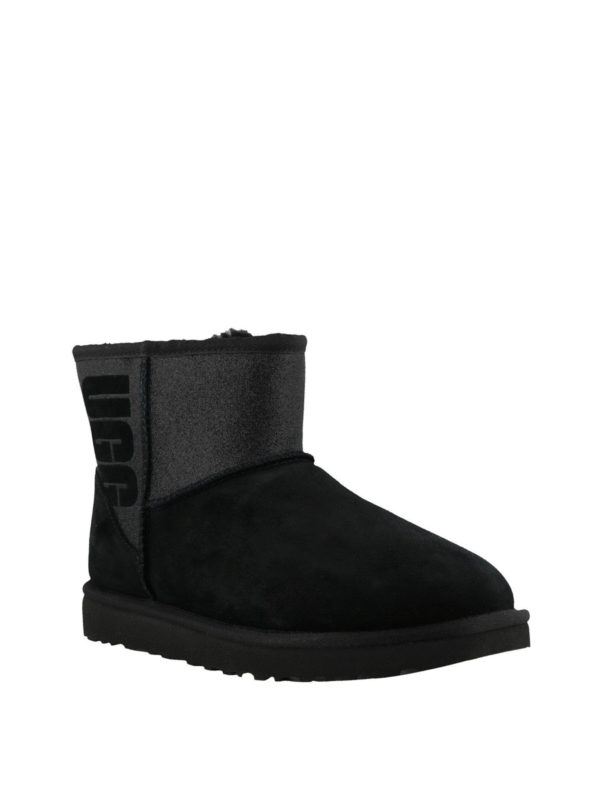 UGG: Bottines online - Classic Mini Logo Sparkle - Noir