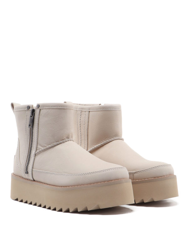UGG: ankle boots online - Classic Rebel Biker Mini booties