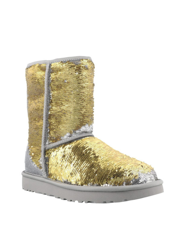 UGG: ブーティー online - Classic Short Cosmos Sequin - 銀