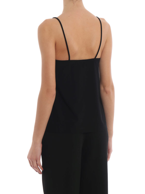 V neck slip top shop online: Norma Kamali