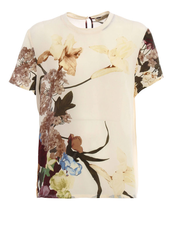 VALENTINO: Blusen - Bluse - Weiß