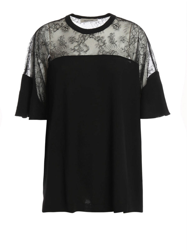 VALENTINO: Blusen - Bluse - Schwarz