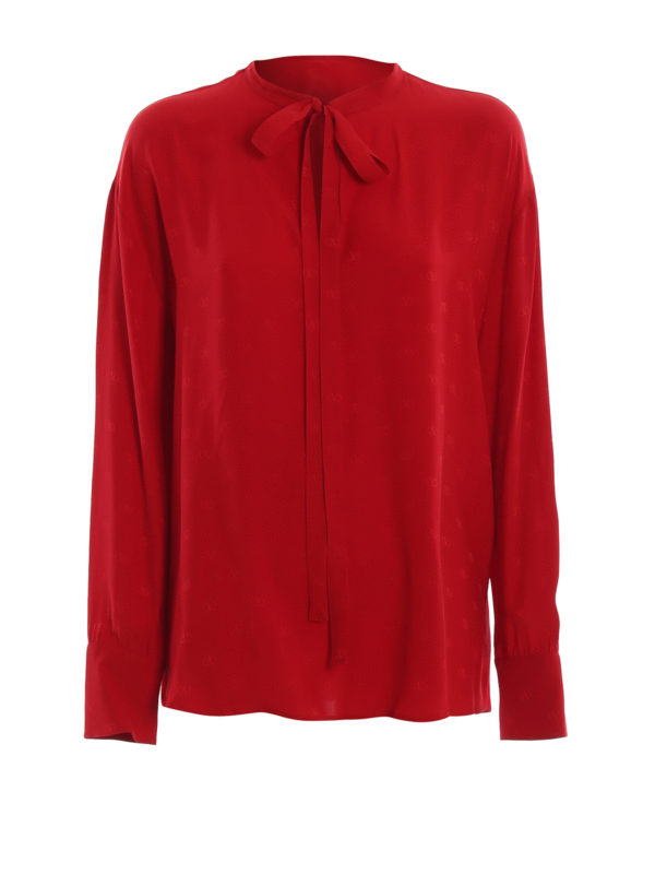 VALENTINO: Blouses - Blouse - Rouge