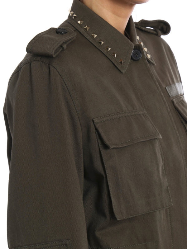 VALENTINO buy online 03. Rockstud Untitled field jacket