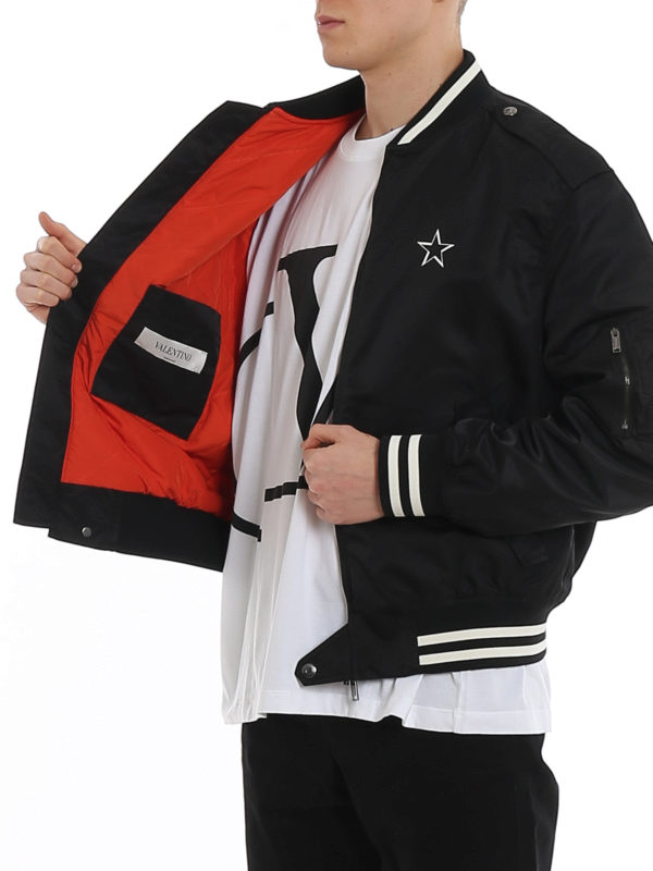 【新品未使用XXL】VALENTINO VLTN スター トラックジャケット VALENTINO ブラック ブルゾン VLTN 【公式通販】