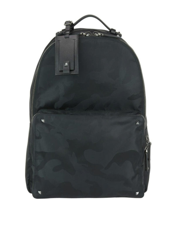 VALENTINO GARAVANI: backpacks - Camu technical fabric backpack