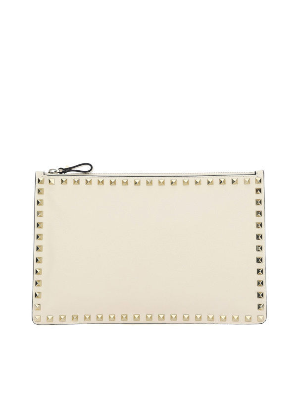 VALENTINO GARAVANI: clutches - Rockstud clutch