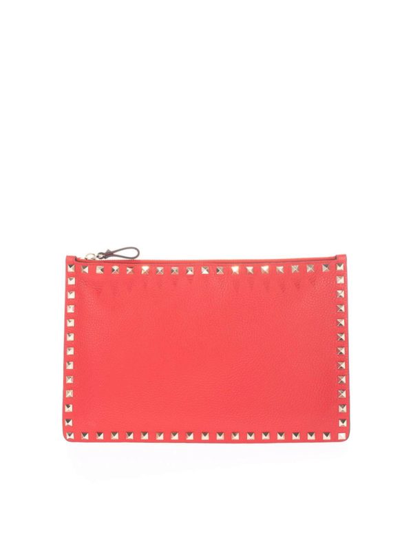 VALENTINO GARAVANI: Clutches - Clutch - Rot