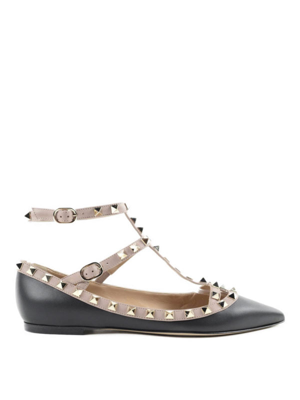 VALENTINO GARAVANI: flat shoes - Rockstud flat shoes