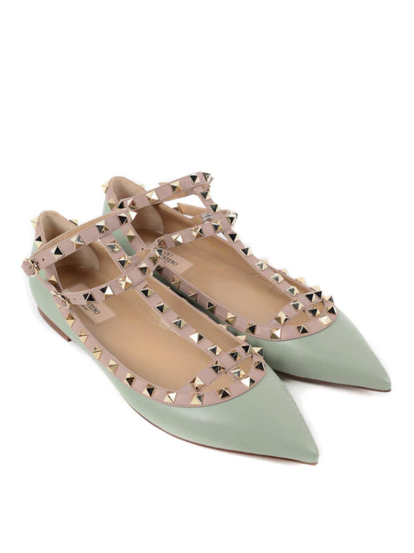 VALENTINO GARAVANI: flat shoes - Rockstud flats