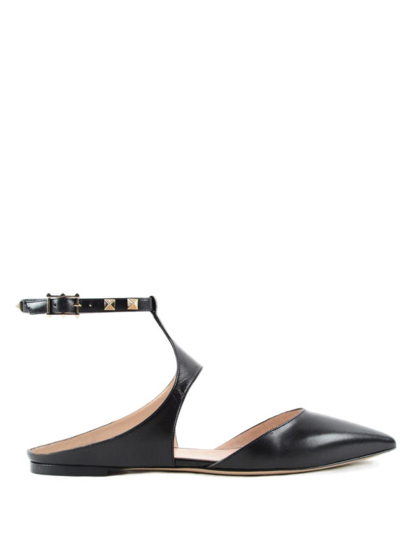 VALENTINO GARAVANI: ballerine - Ballerine slingback con borchie