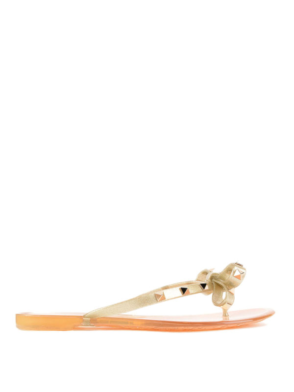 Flip flops Valentino Garavani Rockstud PVC thong sandals