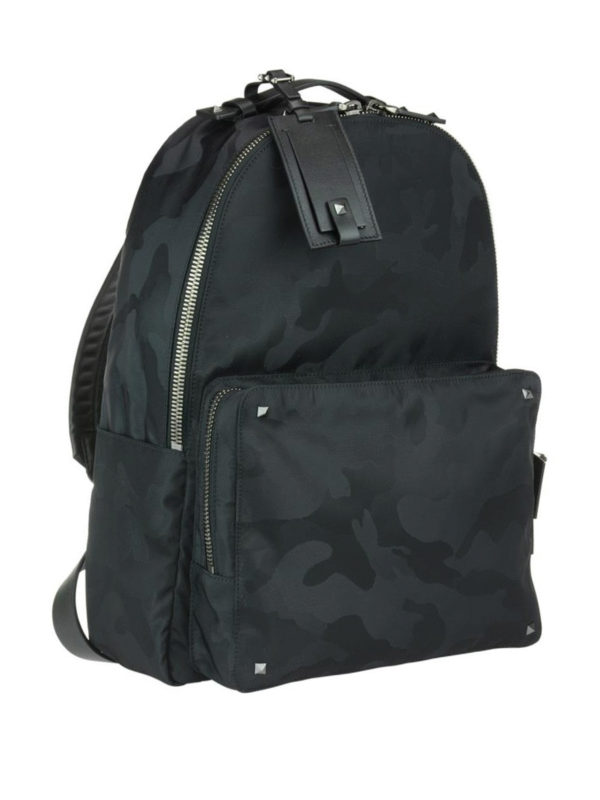 VALENTINO GARAVANI: backpacks online - Camu technical fabric backpack