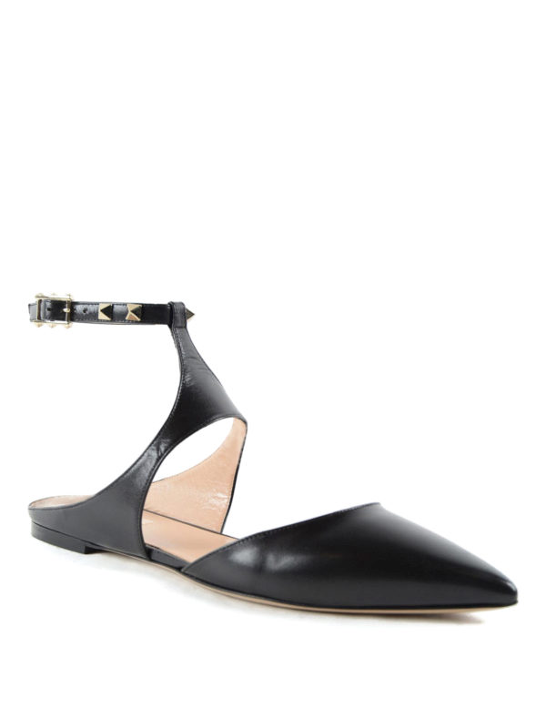 VALENTINO GARAVANI: ballerine online - Ballerine slingback con borchie