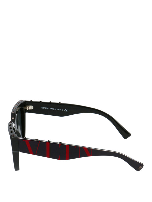 VALENTINO GARAVANI: sunglasses online - Studded VLTN cat eye sunglasses