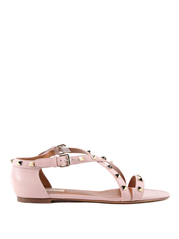 VALENTINO GARAVANI: sandali - Sandali Rockstud