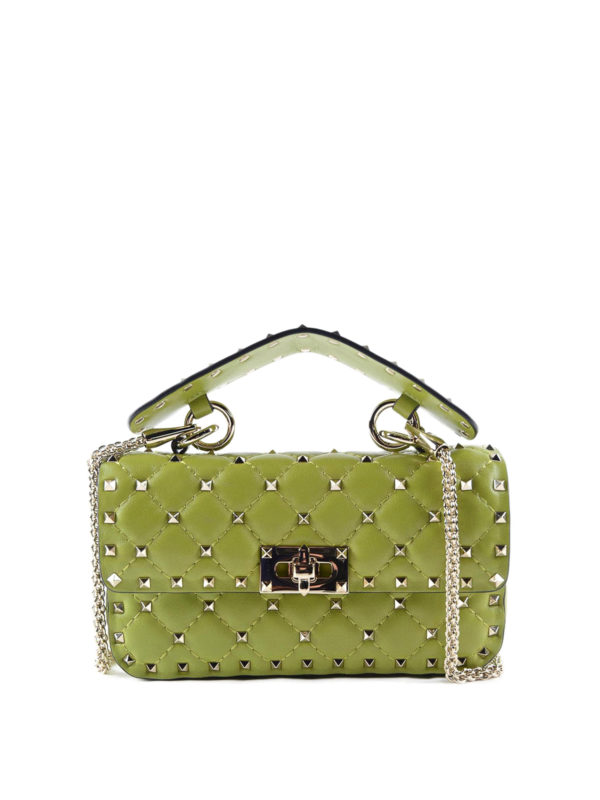 VALENTINO GARAVANI: borse a spalla - Borsa Rockstud Spike in nappa