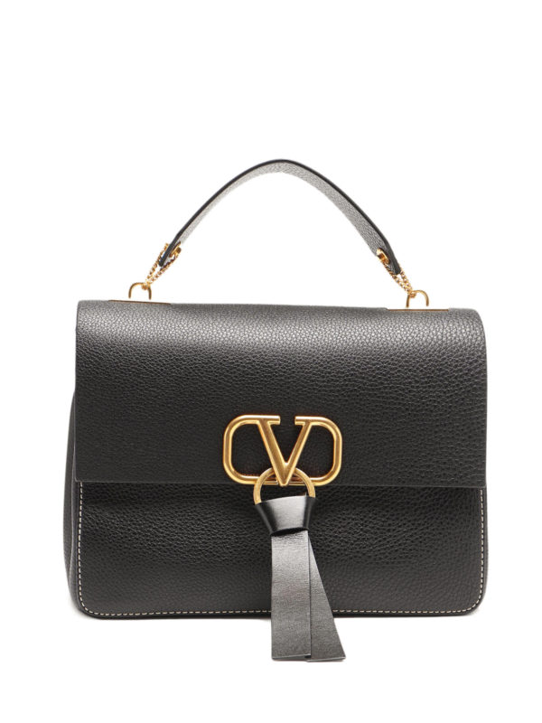 Shoulder bags Valentino Garavani - VRing black leather bag