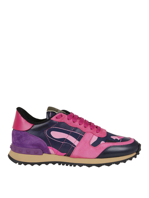 VALENTINO GARAVANI: Chaussures de sport - Baskets - Camouflage