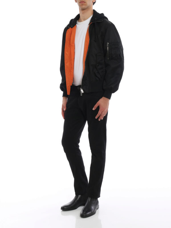 VALENTINO: bombers online - Always print nylon bomber jacket