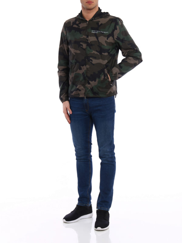 VALENTINO: casual jackets online - Always nylon camouflage jacket