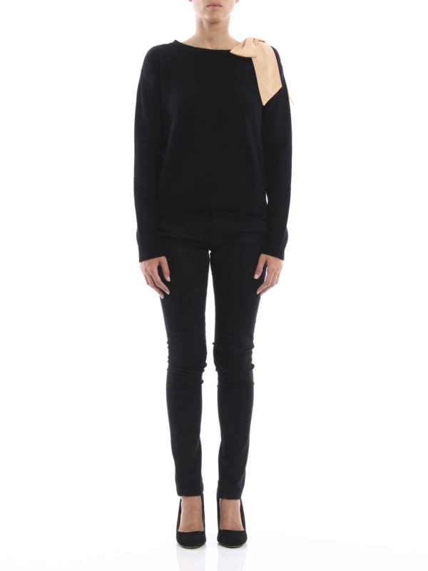 VALENTINO: Strickpullover mit Rundhalsausschnitt online - Pullover Mit Rundhalsausschnitt