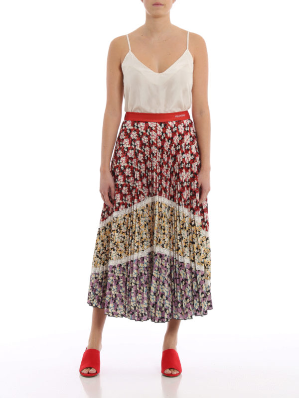 VALENTINO: Lange Röcke online - Langer Rock - Bunt