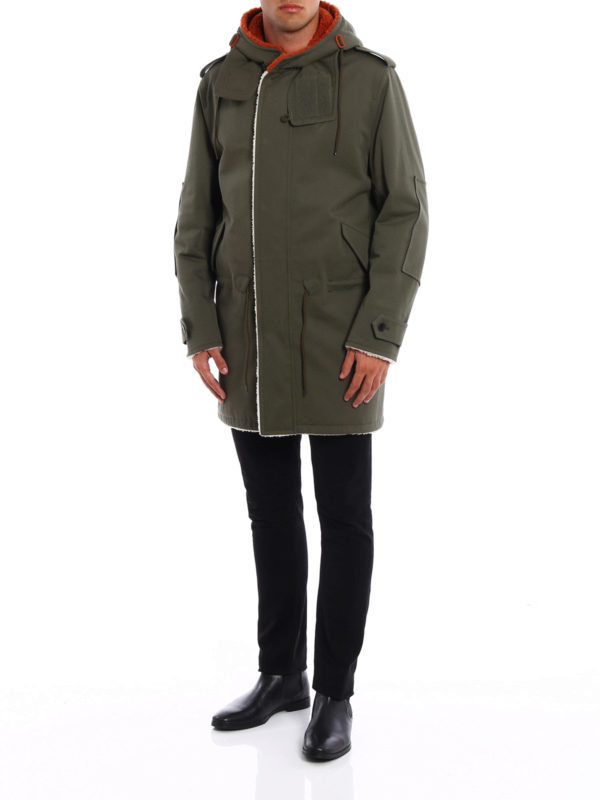 VALENTINO: Parkas online - Parka - Grün