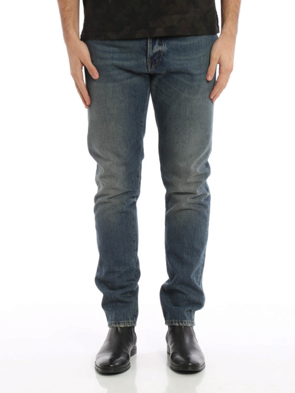 VALENTINO: Straight Leg Jeans online - 03. Rockstud Untitled