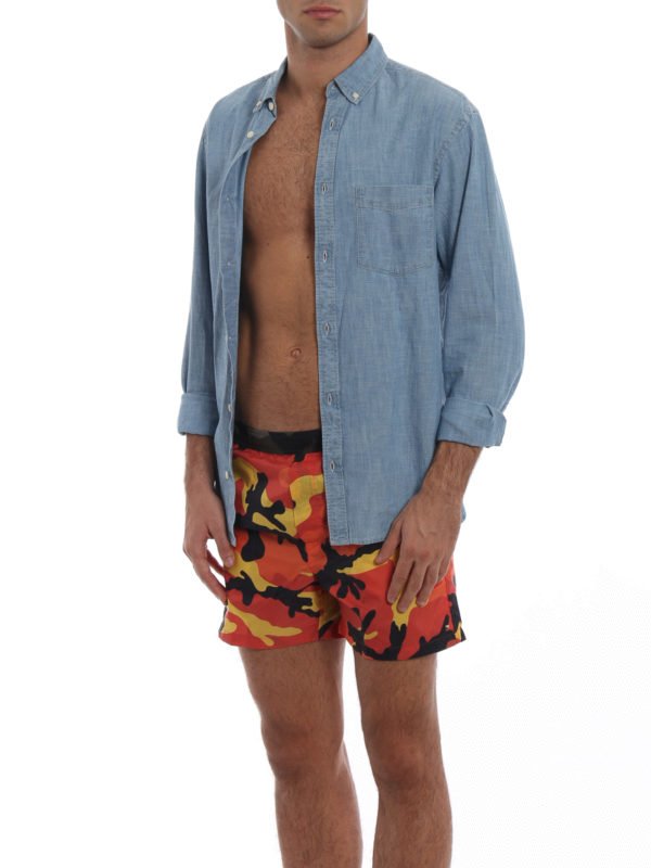 VALENTINO: Bañadores y boxer de baño online - Boxers De Baño - Naranja