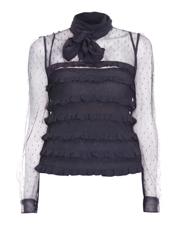 VALENTINO RED: Blusen - Bluse - Blau