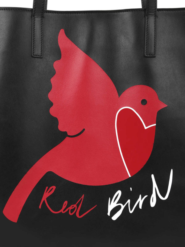 Valentino Red Red Bird shopping bag - Black|KQ0B0631VUC0NO