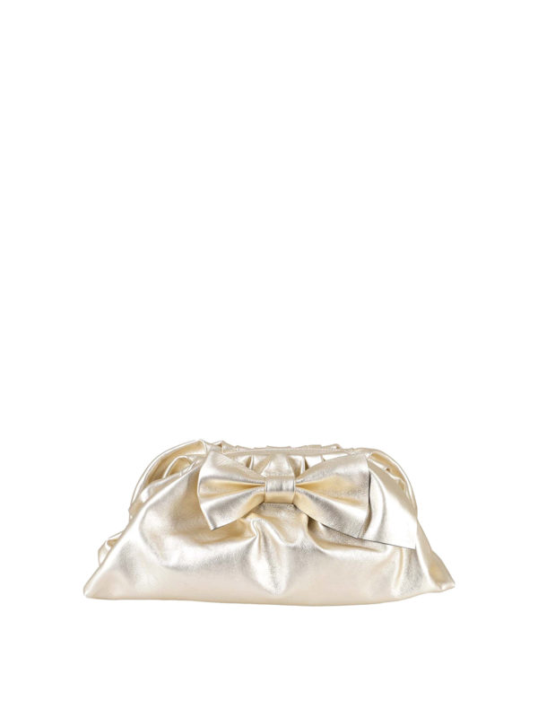 VALENTINO RED: クラッチバッグ - クラッチバッグ - 金