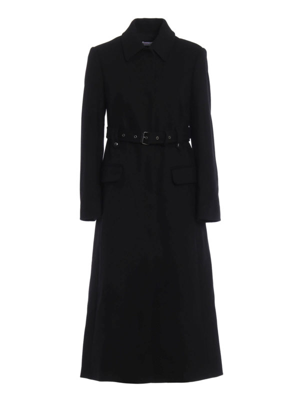 VALENTINO RED: long coats - Long belted wool coat