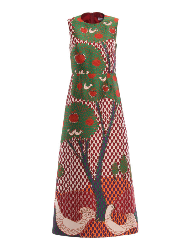 VALENTINO RED: Maxi robe - Maxi Robe Rouge