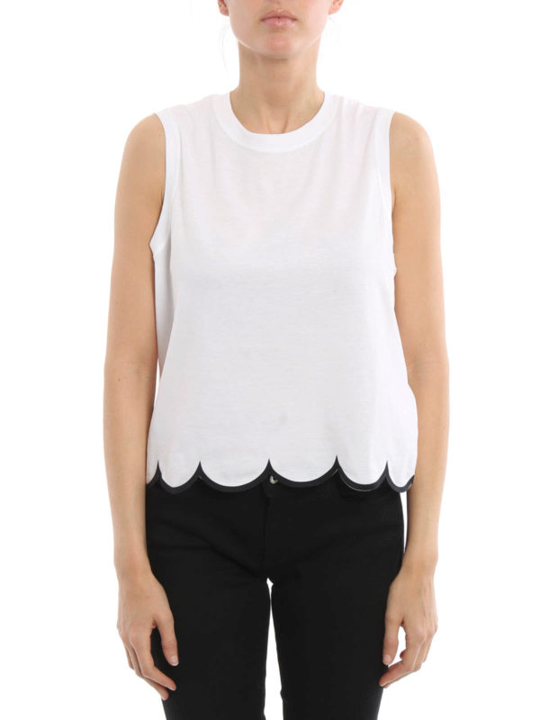 VALENTINO RED: トップス＆タンクトップ online - トップ/タンクトップ レディース - 白
