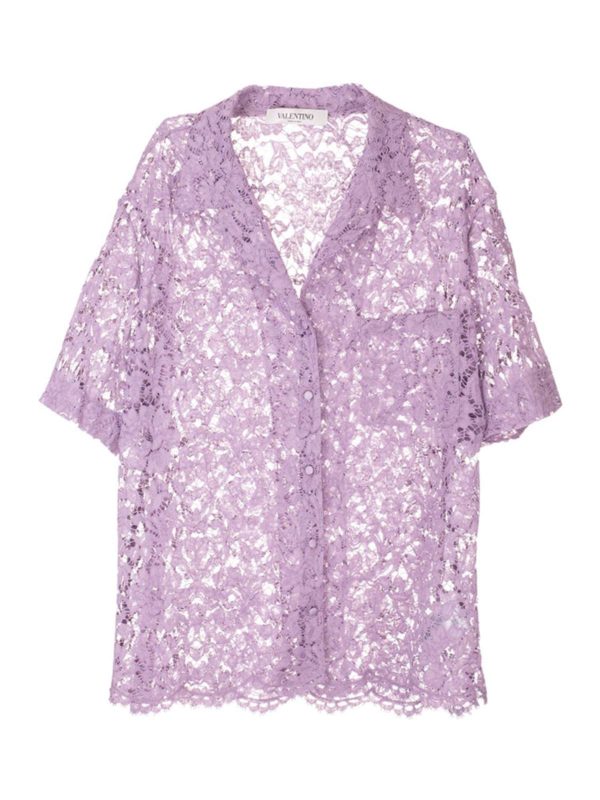 VALENTINO: Hemden - Hemd - Lila
