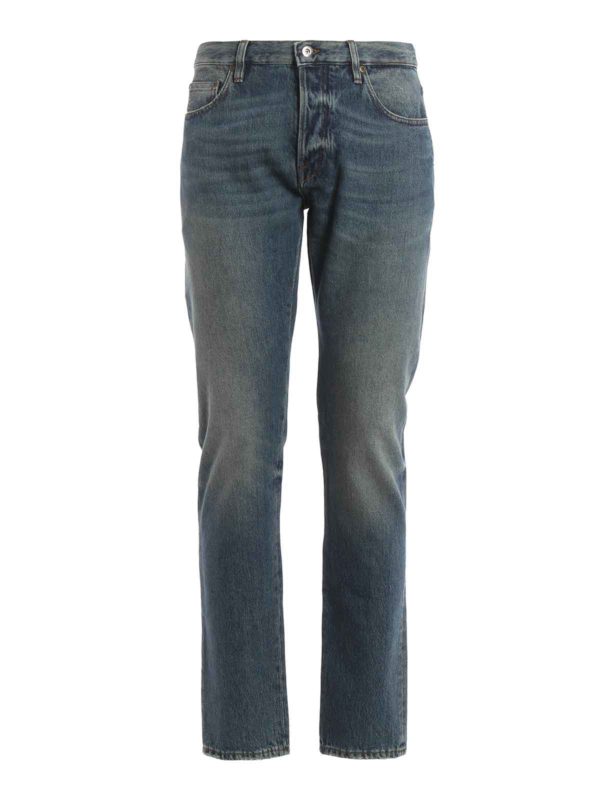 VALENTINO: Straight Leg Jeans - 03. Rockstud Untitled