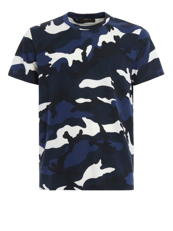 VALENTINO: T-shirts - T-Shirt - Blau