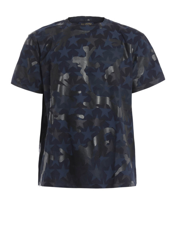 VALENTINO: T-shirts - T-Shirt Fur Herren - Dunkelblau