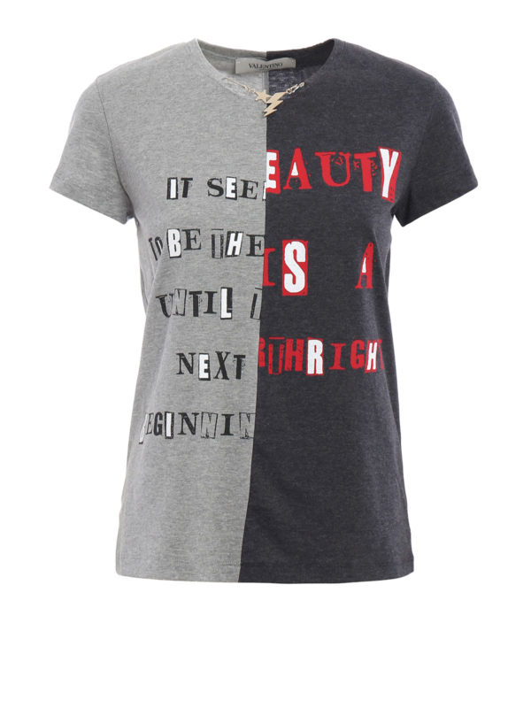 VALENTINO: t-shirts - Jamie Reid cotton T-shirt