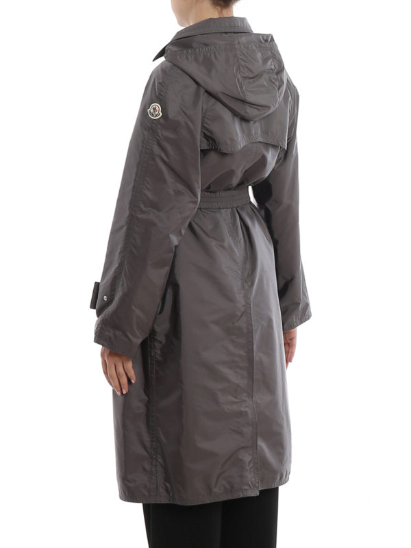 Vanille trench coat shop online: MONCLER