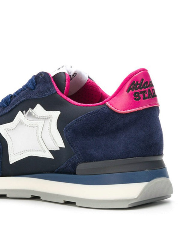 Vega dark blue and fuchsia sneakers shop online: ATLANTIC STARS