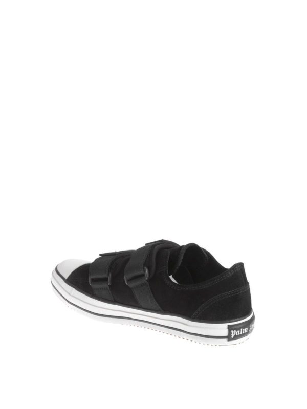Velcro Vulcanized Sneakers in black shop online: Palm Angels