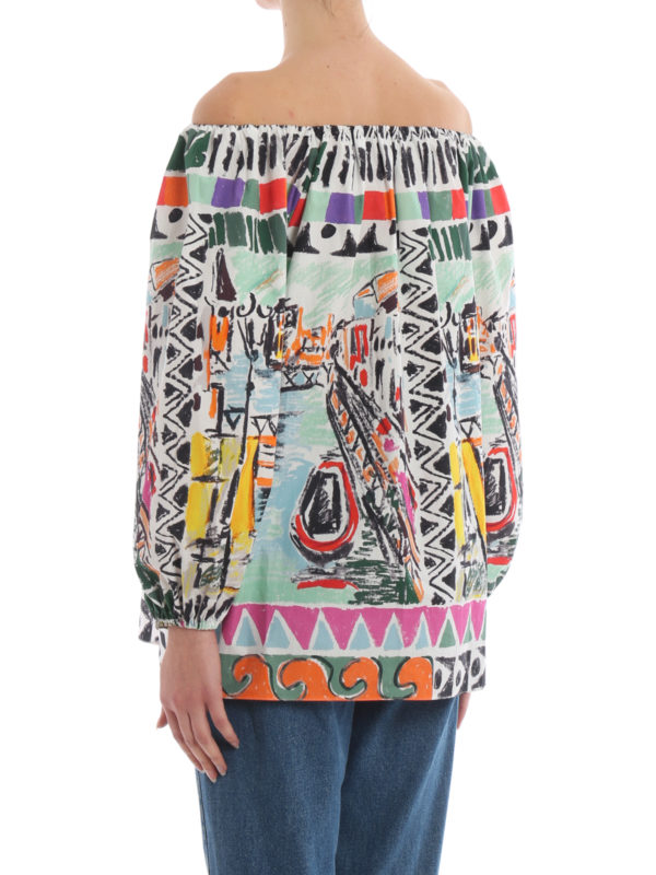 Bluse - Gemustert shop online: PRADA