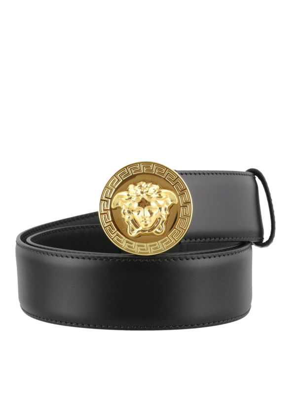 VERSACE: Cinturones - Cinturón - Negro