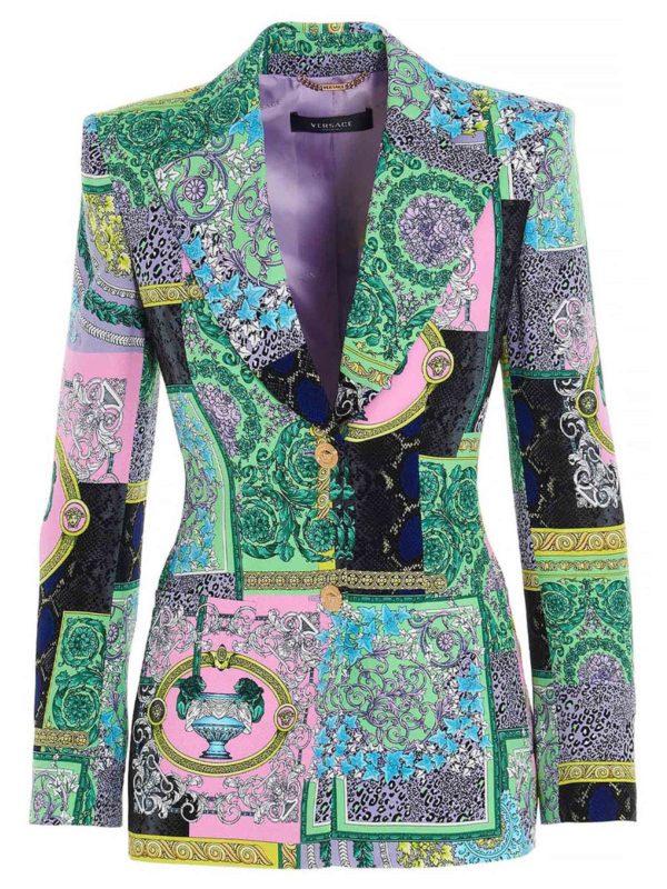 VERSACE: Blazer - Blazer - Bunt